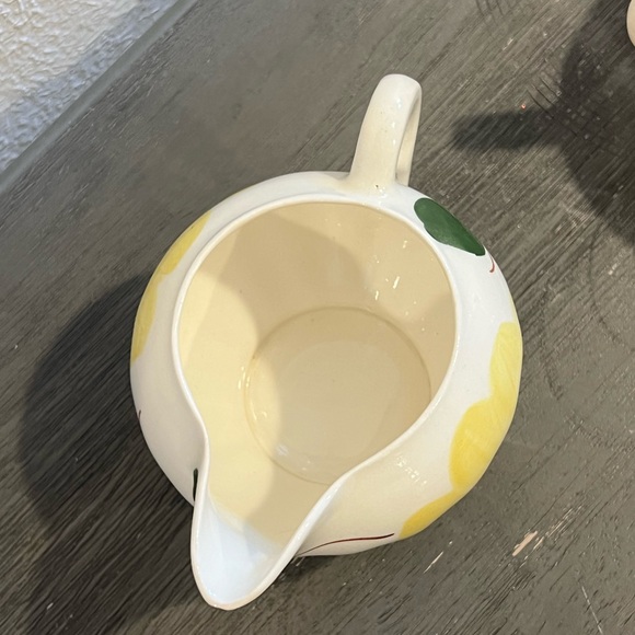 Vintage Blue Ridge Pottery cream and sugar set Sun Bouquet pattern hand-painted - Picture 4 of 13